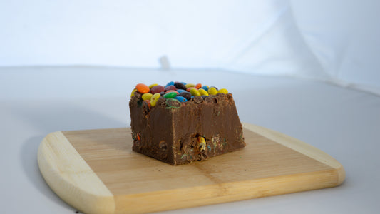 Chocolate Fudge with M & M's