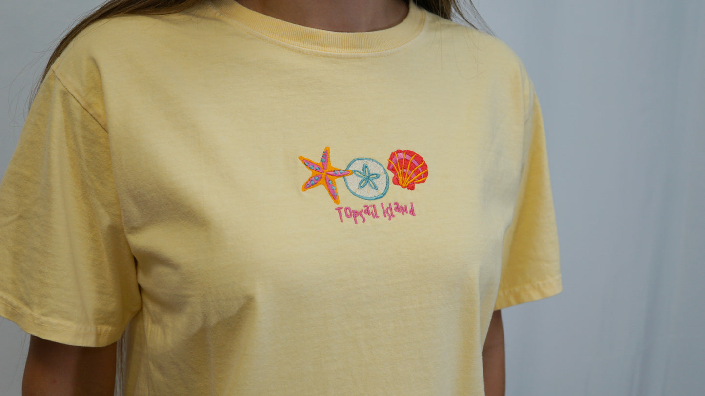 Meander Starfish Shells Tee