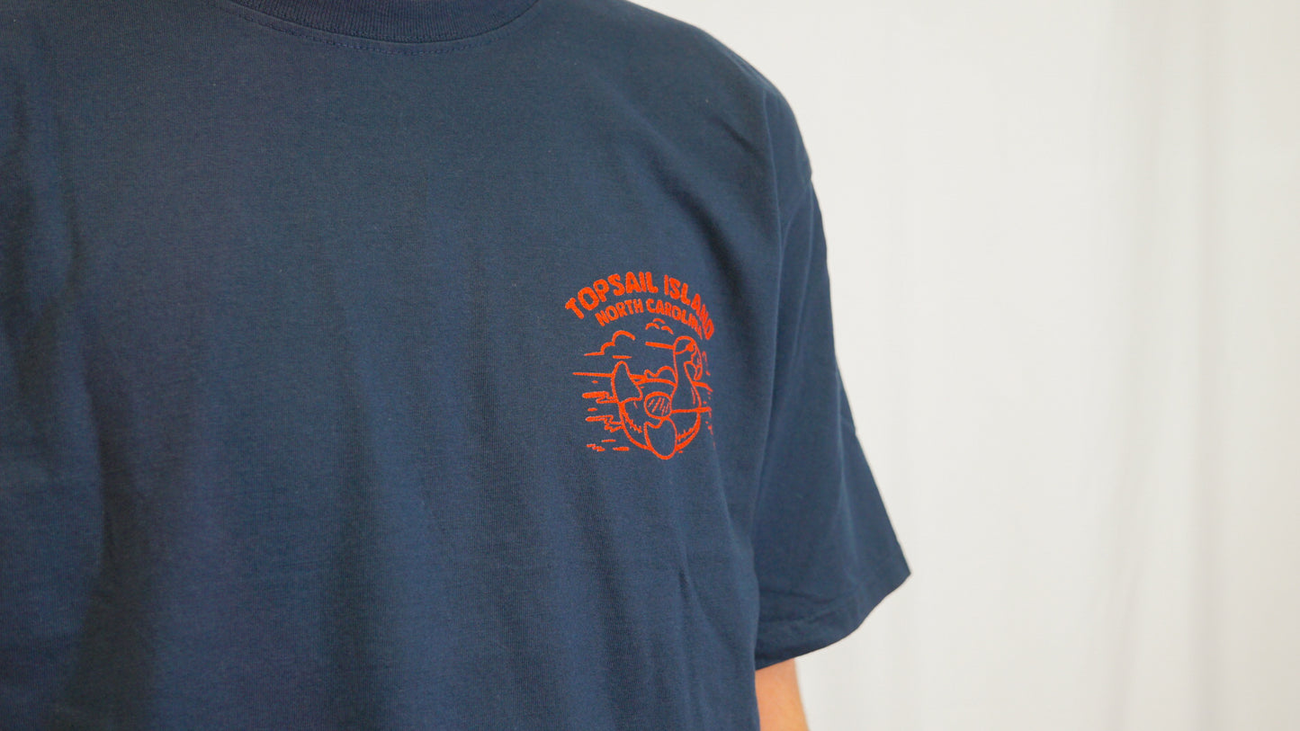 Float Flamingo Skeleton Tee